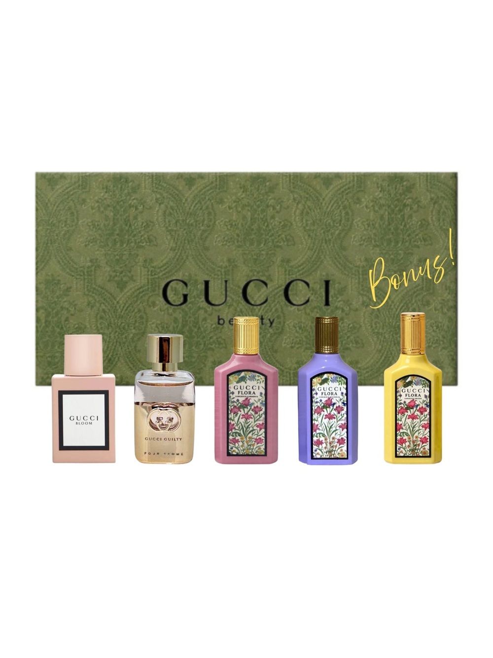 GUCCI Eau de Parfum Mini Splash Set - .16 oz ea. NIB + Gorgeous Orchid - .16 oz